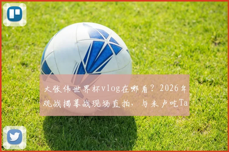 大张伟世界杯vlog在哪看?2026年观战揭幕战现场直拍,与米卢吃Taco同框视频盘点
