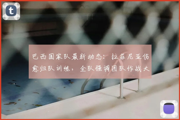 巴西国家队最新动态:拉菲尼亚伤愈归队训练,全队强调团队作战大于个人发挥,备战2026